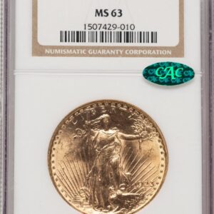 1923 Saint-Gaudens Double Eagles (1923 $20 CAC)