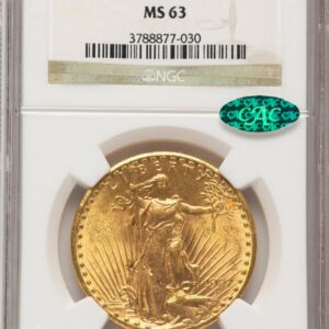 1927 Saint-Gaudens Double Eagles (1927 $20 CAC)