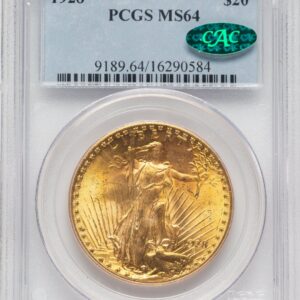 1928 Saint-Gaudens Double Eagles (1928 $20 CAC)