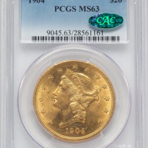 1904 Liberty Double Eagles (1904 $20 Liberty CAC)