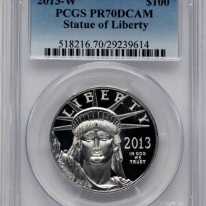 2013-W Modern Bullion Coins (2013-W Proof Platinum Eagle 1 oz Blue Gradient)