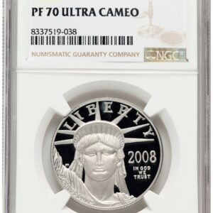 2008-W Modern Bullion Coins (2008-W Proof Platinum Eagle 1 oz Brown Label)