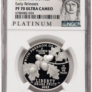 2023-W Modern Bullion Coins (2023-W Proof Platinum Eagle 1 oz ER American Liberty Series Label)