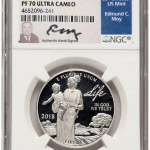 2018-W Modern Bullion Coins (2018-W Proof Platinum Eagle 1 oz Ed Moy)