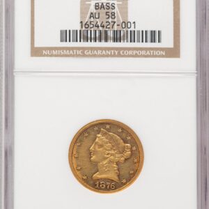 1876-CC Liberty Half Eagles (1876-CC $5)