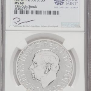 1000 Royal Succession (2023 G.B. S2 BRITANNIA-KC III OBVERSE 13TH COIN STRUCK)