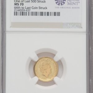 1000 Royal Succession (2023 G.B. G10 BRITANNIA-QE II OBVERSE 64TH TO LAST COIN STRUCK.)