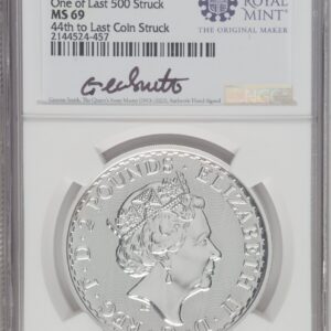 1000 Royal Succession (2023 G.B. S2 BRITANNIA-KC III OBVERSE 44TH COIN STRUC.)