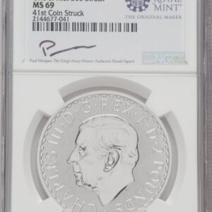 1000 Royal Succession (2023 G.B. S2 BRITANNIA-KC III OBVERSE 41ST COIN STRUC.)