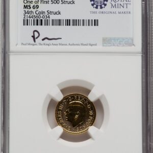 1000 Royal Succession (2023 G.B. G10 BRITANNIA-KC III OBVERSE 34TH COIN STRUCK)