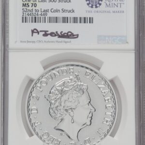 1000 Royal Succession (2023 G.B. S2 BRITANNIA 2 COIN KING AND QUEEN SET #52)