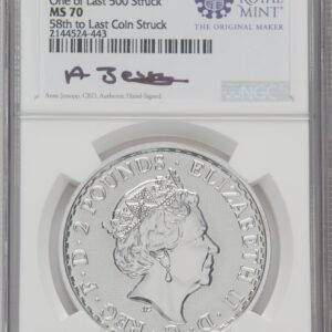 1000 Royal Succession (2023 G.B. S2 BRITANNIA 2 COIN KING AND QUEEN SET #58)