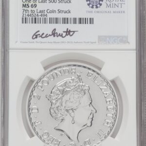 1000 Royal Succession (2023 G.B. S2 BRITANNIA 2 COIN KING AND QUEEN SET #7)