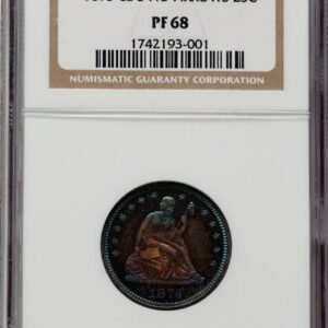 1873 Proof Seated Quarters (1873 No Arrows)
