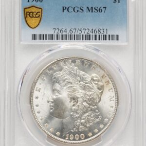 1900 Morgan Dollars (1900 S$1 PCGS Secure)