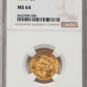 1878 Three Dollar Gold Pieces (1878 $3)