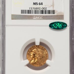 1928 Indian Quarter Eagles (1928 $2 1/2 CAC)