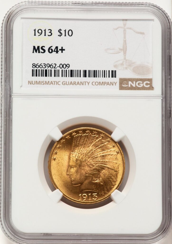 1913 Indian Eagles (1913 $10 NGC Plus)