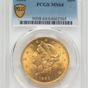 1888 Liberty Double Eagles (1888 $20 PCGS Secure)