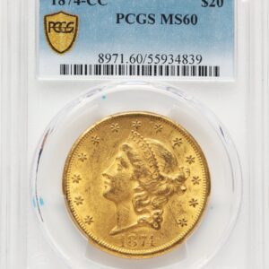 1874-CC Liberty Double Eagles (1874-CC $20 PCGS Secure)