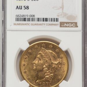 1870-S Liberty Double Eagles (1870-S $20)