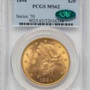 1894 Liberty Double Eagles (1894 $20 CAC)