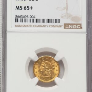 1905 Liberty Quarter Eagles (1905 $2 1/2 NGC Plus)