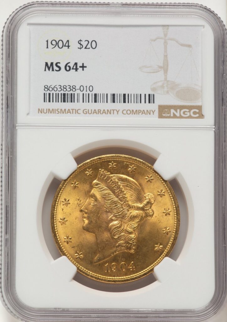 1904 Liberty Double Eagles (1904 $20 Liberty NGC Plus)