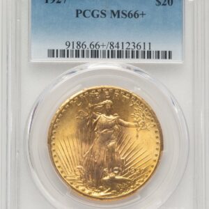 1927 Saint-Gaudens Double Eagles (1927 $20 PCGS Plus)