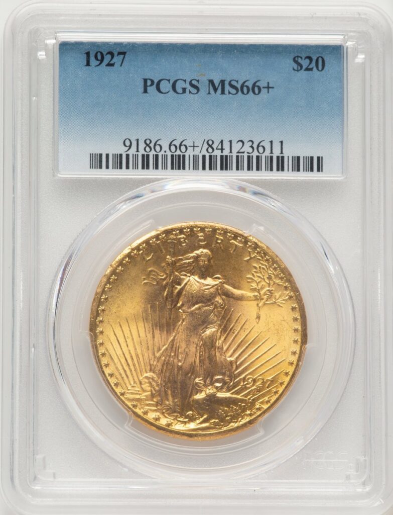 1927 Saint-Gaudens Double Eagles (1927 $20 PCGS Plus)