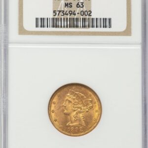 1892-CC Liberty Half Eagles (1892-CC $5)