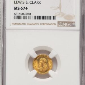 1904 Commemorative Gold (1904 G$1 Lewis and Clark, MS NGC Plus)