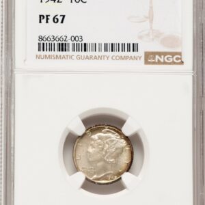 1942 Proof Mercury Dimes (1942 10C)