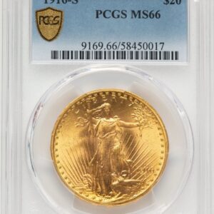 1916-S Saint-Gaudens Double Eagles (1916-S $20 PCGS Secure)