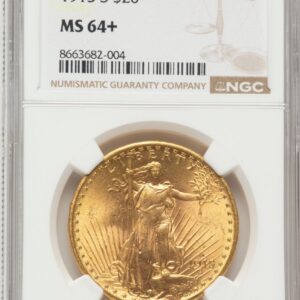 1915-S Saint-Gaudens Double Eagles (1915-S $20 NGC Plus)