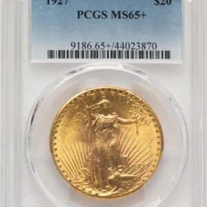 1927 Saint-Gaudens Double Eagles (1927 $20 PCGS Plus)
