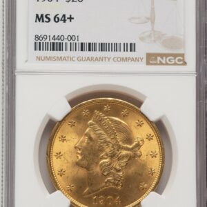 1904 Liberty Double Eagles (1904 $20 Liberty NGC Plus)