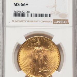 1924 Saint-Gaudens Double Eagles (1924 $20 Saint NGC Plus)