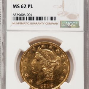 1904 Liberty Double Eagles (1904 $20, PL)