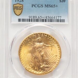 1928 Saint-Gaudens Double Eagles (1928 $20 PCGS Secure PCGS Plus)