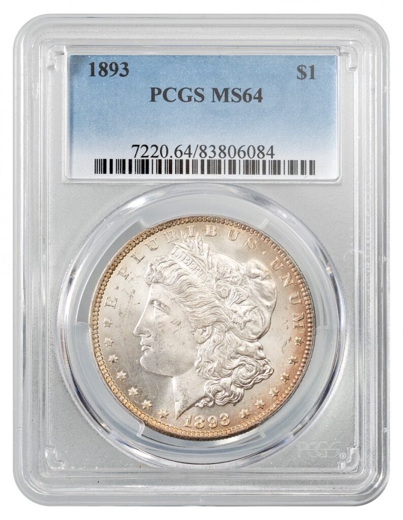 1893-Dollars - Morgan Dollar
