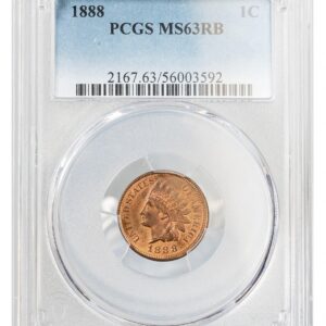 1888-Indian Cent - Type 3 Bronze