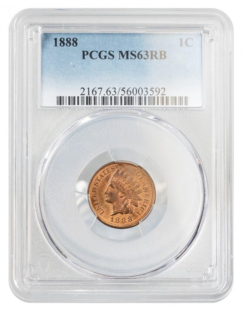 1888-Indian Cent - Type 3 Bronze