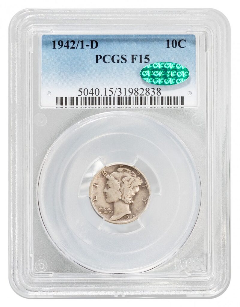 1942/1-D-Half-Dimes and Dimes - Mercury Dime