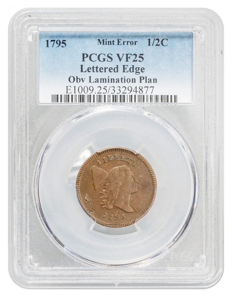 1795-Liberty Cap Half Cent - Type 3 Facing Right Small Head