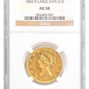 1854-O-Liberty Head $10 - Type 2 No Motto