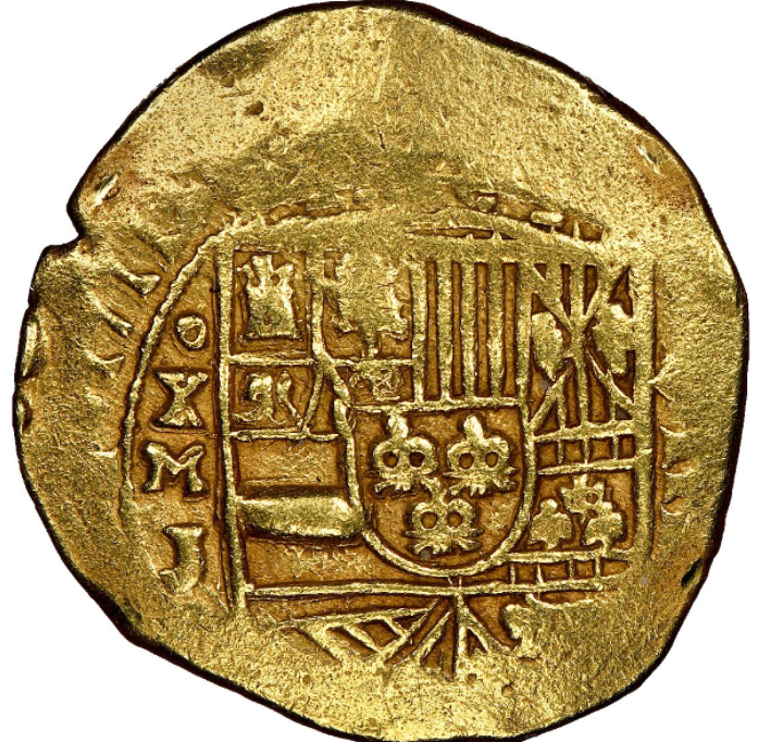 1711 MEXICO Shipwreck PHILIP V 8 ESCUDOS NGC AU DETAILS #5939649-001