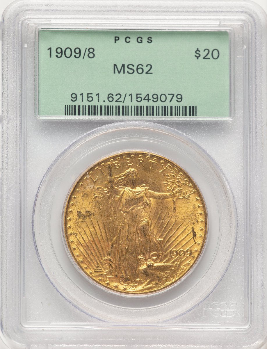 1909/8 Saint-Gaudens Double Eagles (1909/8 $20)