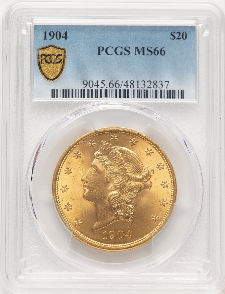 1904 Liberty Double Eagles (1904 $20 Liberty PCGS Secure)