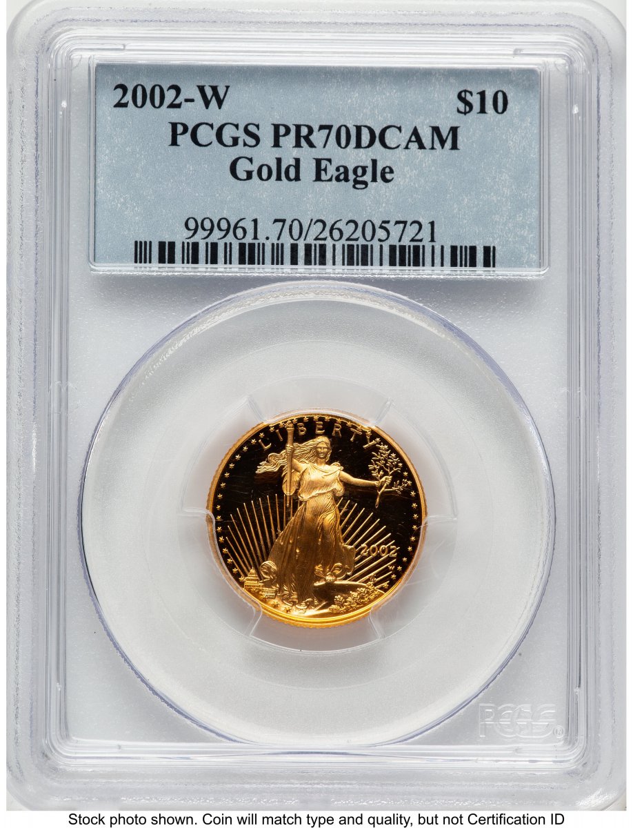2002-W Modern Bullion Coins (2002-W Proof Gold Eagle 1/4 oz Blue Label)